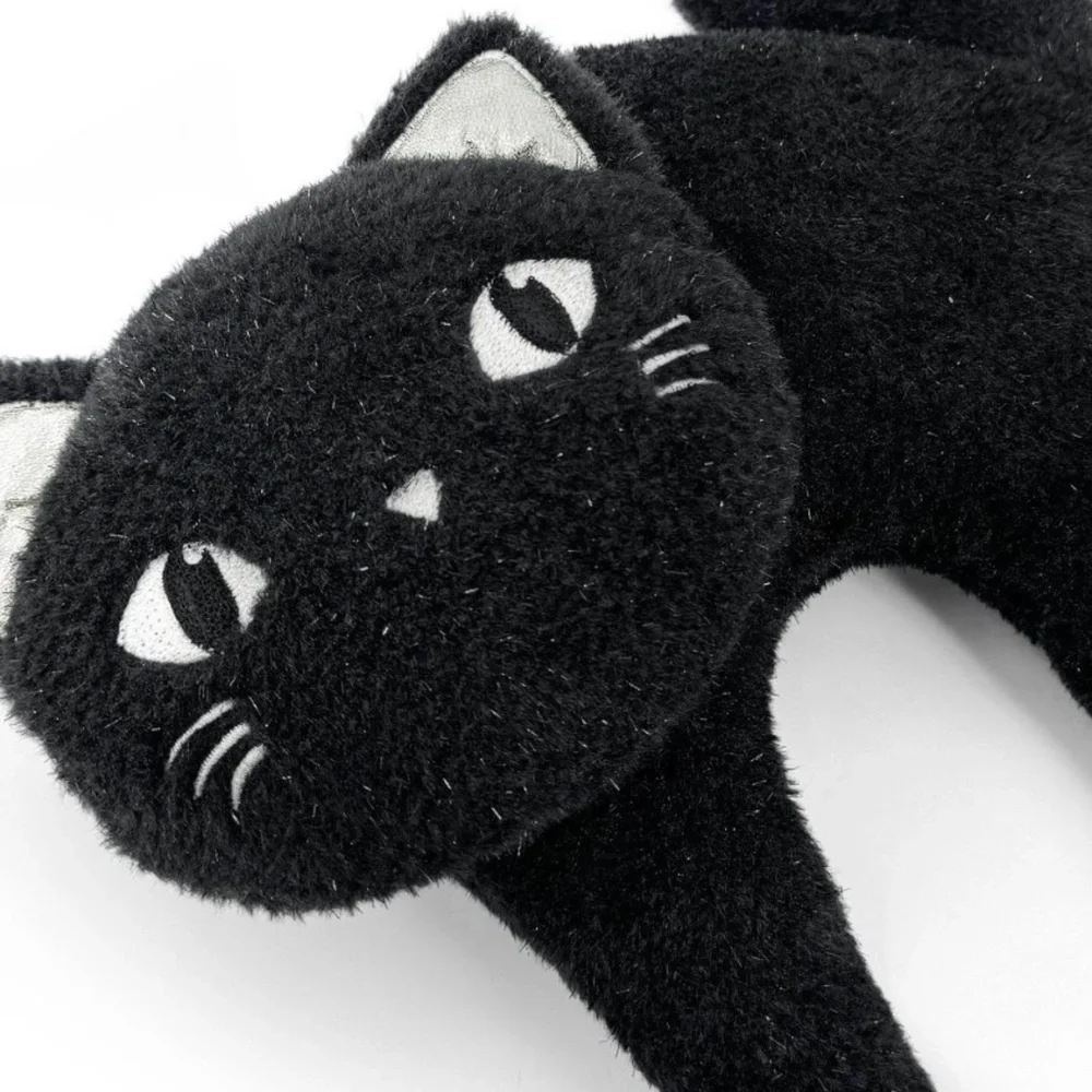 Spooky Black Cat Plush Throw Pillow - Target Bullseye Playground